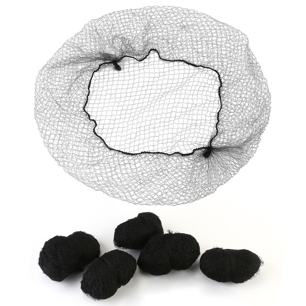100PCS Hair Nets Hairnets for Work Catering Food Production Elastic to Sleep