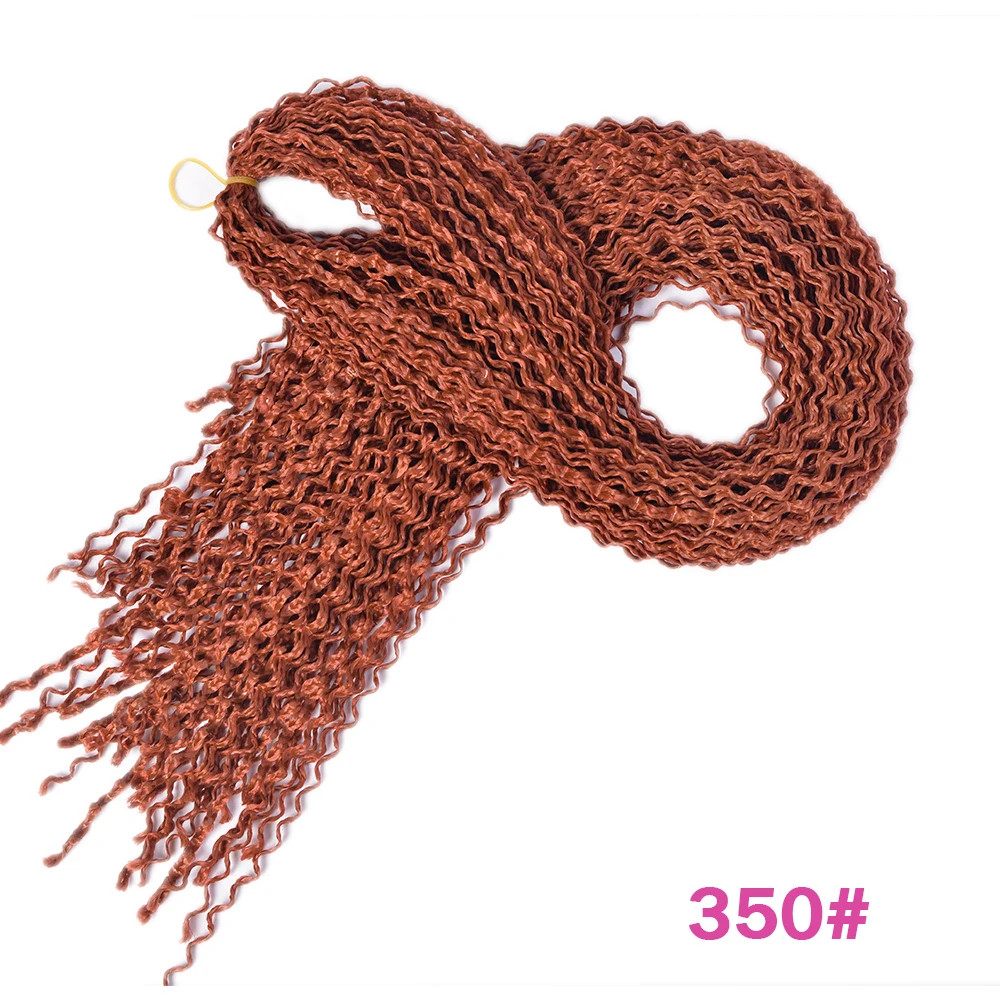 Zizi Curly Wave 28 Inch Long Synthetic Crochet Braiding Hair Extensions Thin