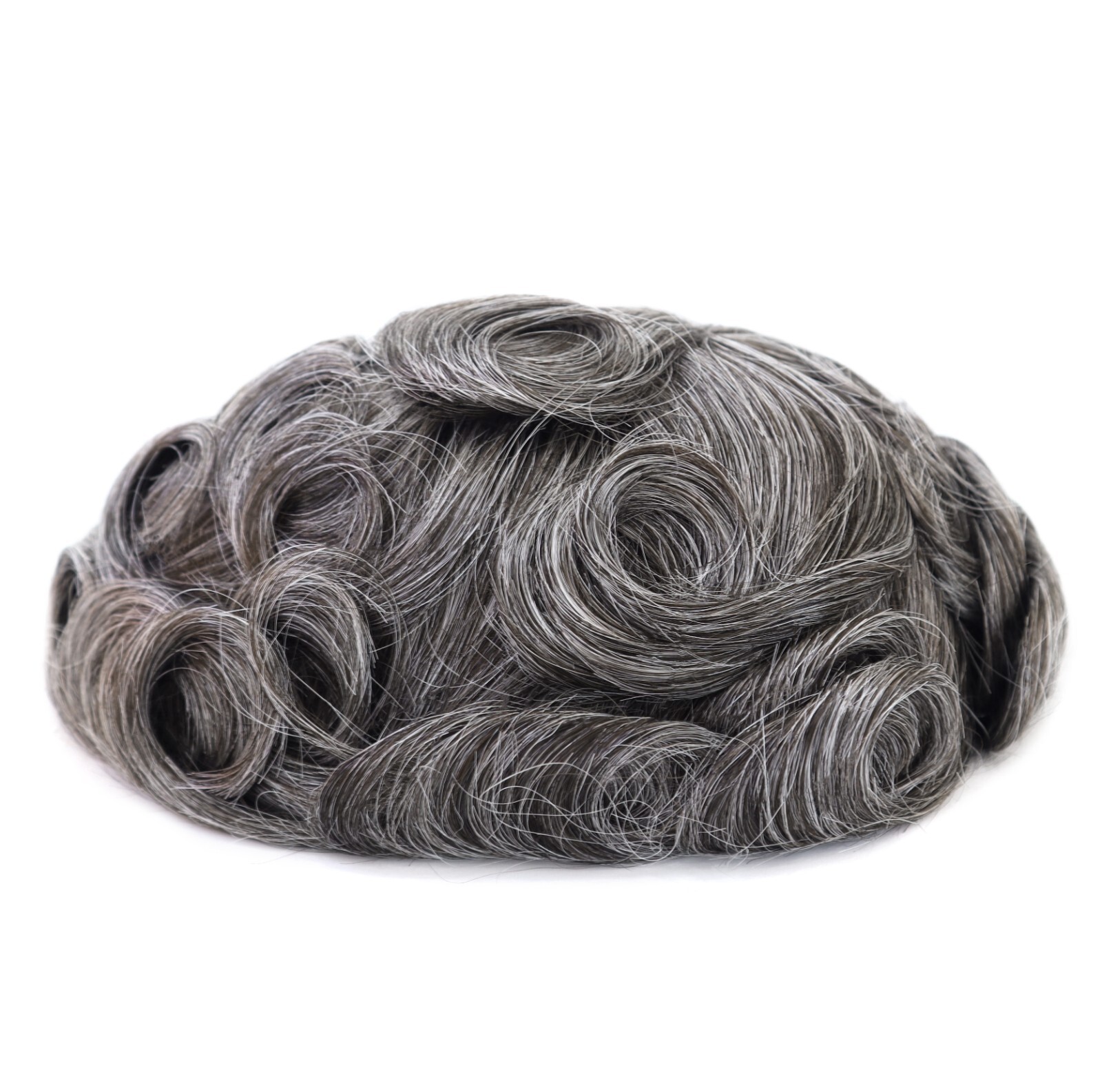 Mens Thin Skin V Looped Human Hair Replecement 8-10mm System Hairpieces #440