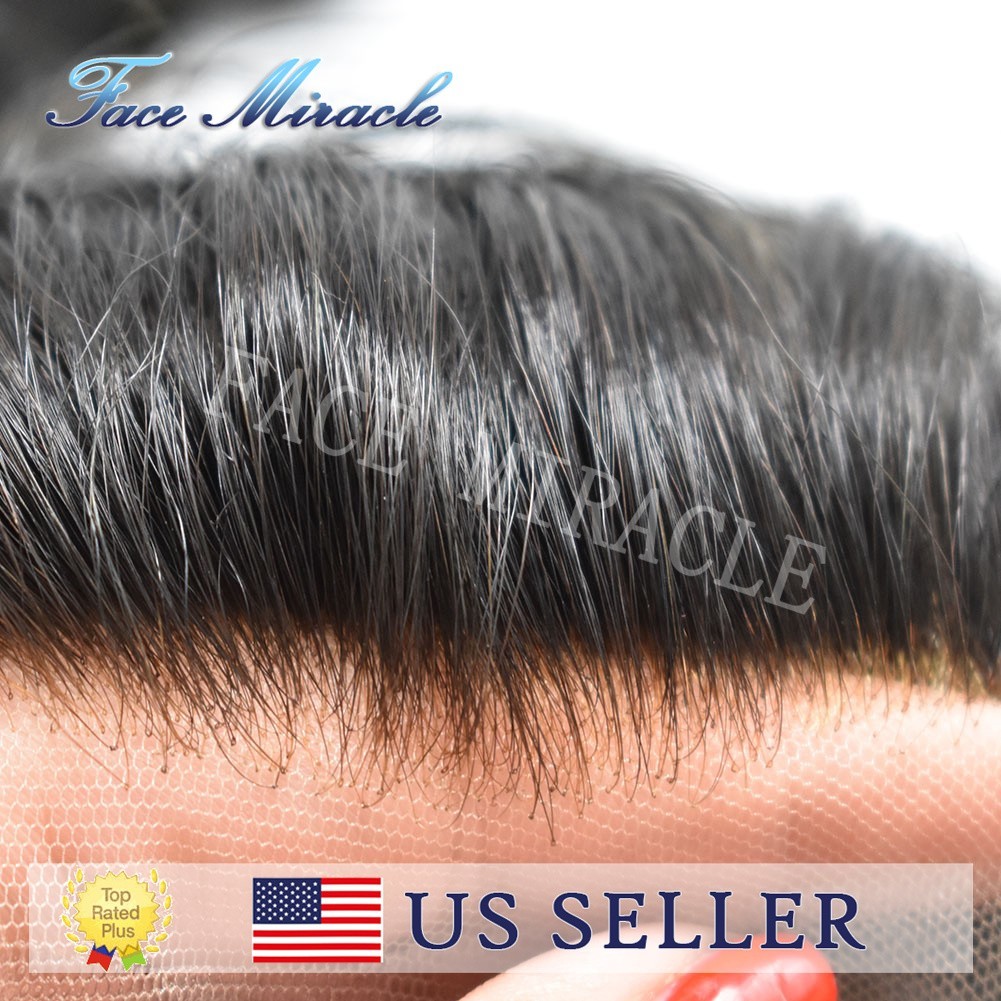 French Lace Mens Toupee Human Hair Piece All Lace Toupee Hair for Men Hair Units