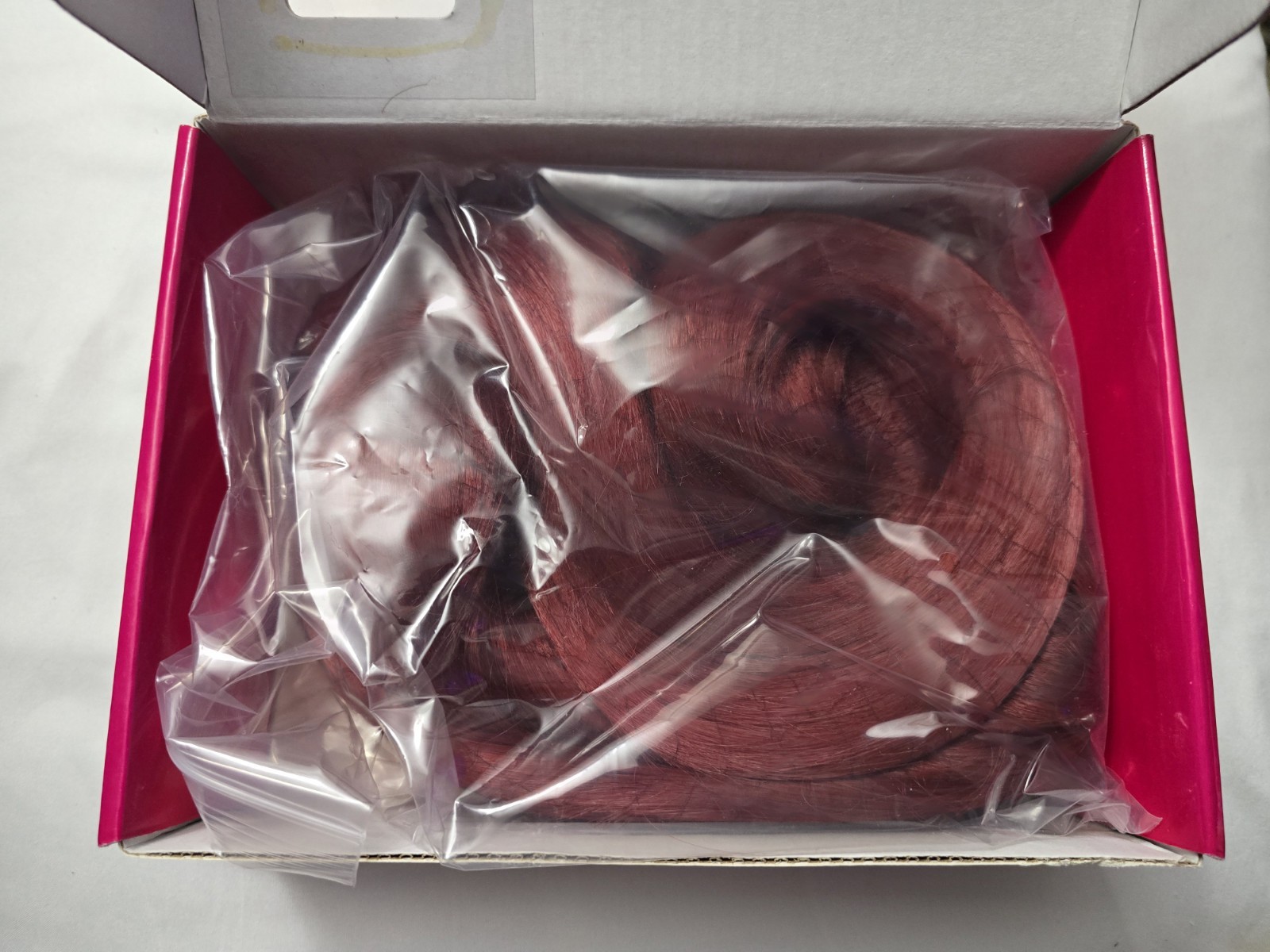 NEW Yopo 28″ Wig Long Stume Wine Red, Cosplay, Halloween, Any Day
