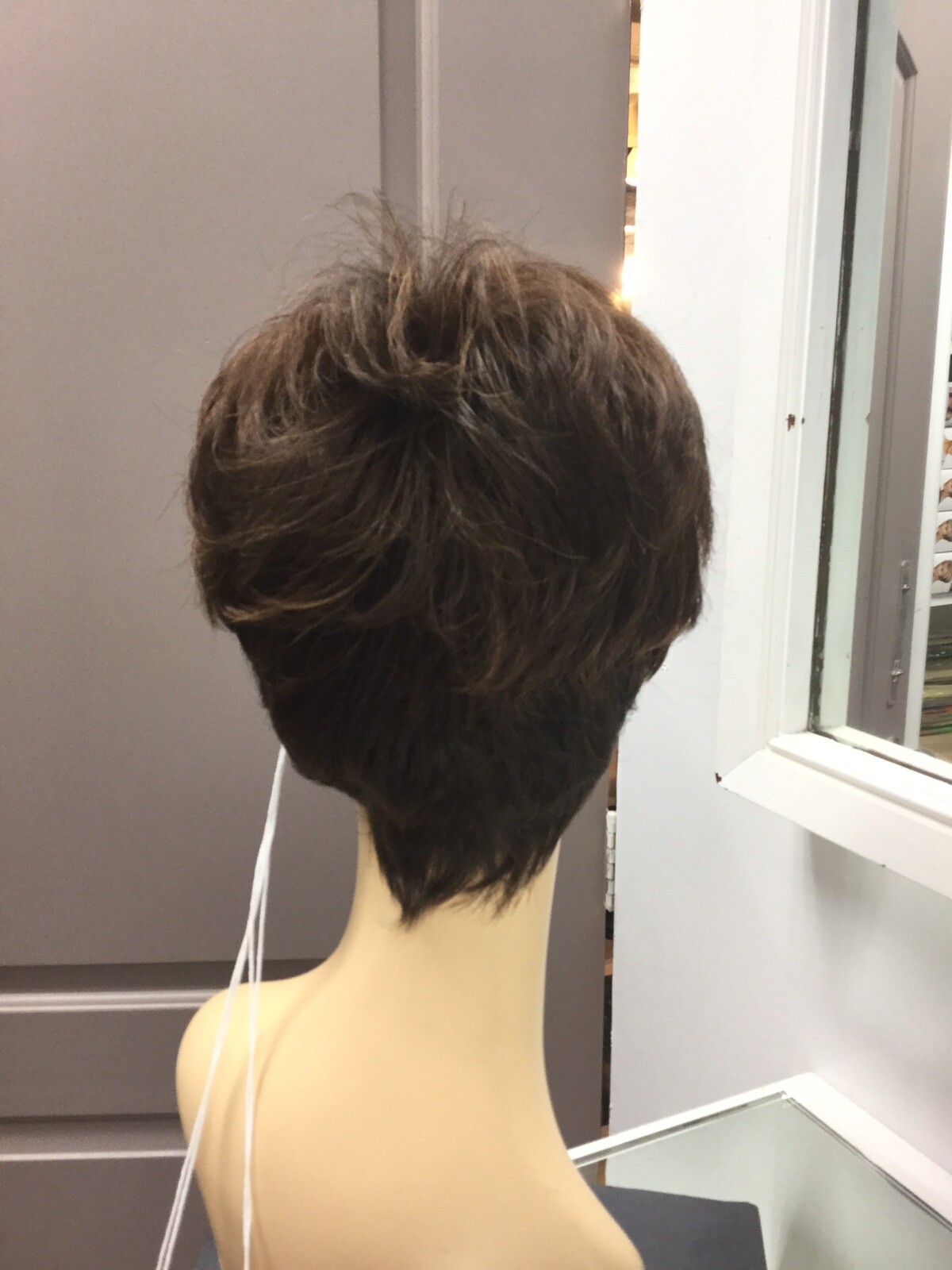 GIA Rene of Paris Short Pixie Synthetic Wig, Toasted Brown, Brown + Auburn HL