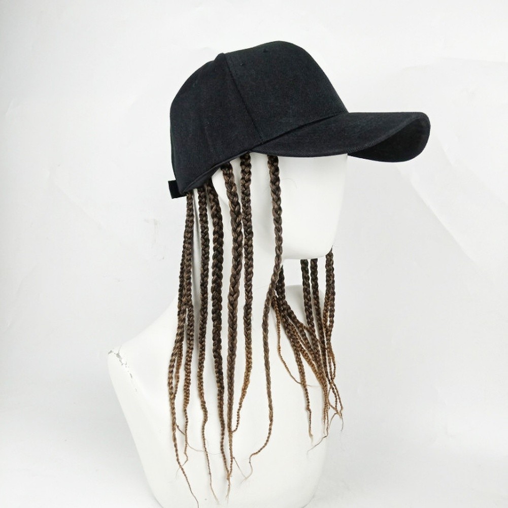 Adjustable FOR BRAIDED Dreadlock Hat – Black White Options for Women and Men