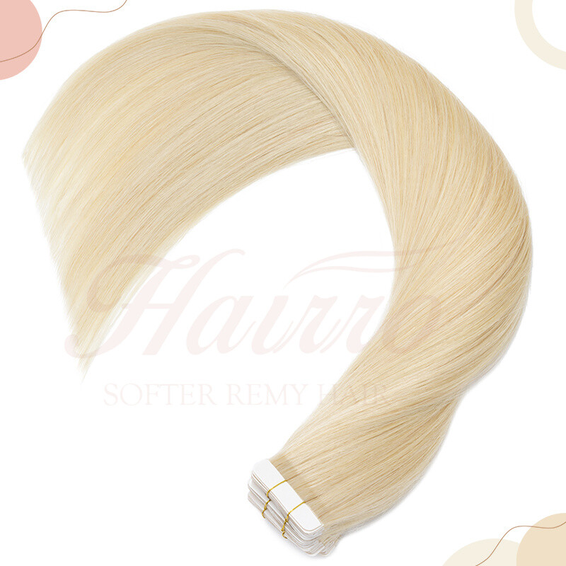 40pcs=100g Tape In 100% Remy Real Human Hair Extensions Thick End Double Drawn