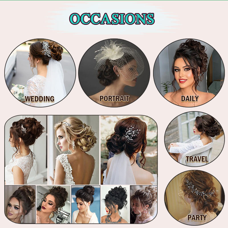 Thick As Human Messy Bun Clip Hair Extensions Curly Scrunchie Updo Chignon Combs