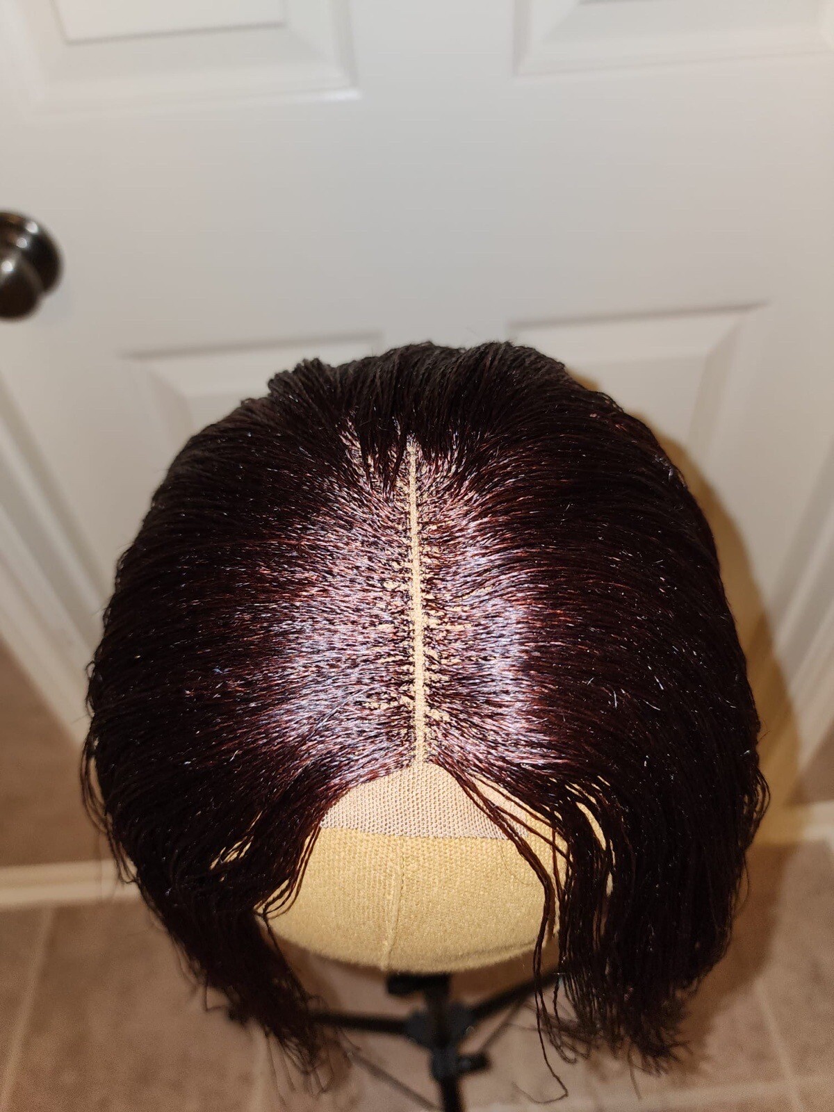 Nano braided wig lace front