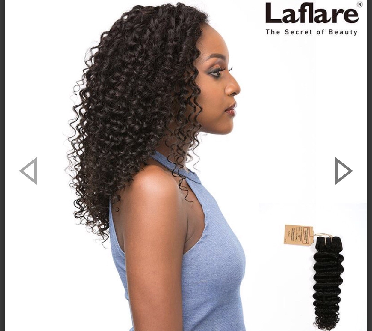 LAFLARE Brazilian VIRGIN REMY 100%_Human_HAIR_UNPROCESSED_NEW_DEEP_14″_#NATURAL