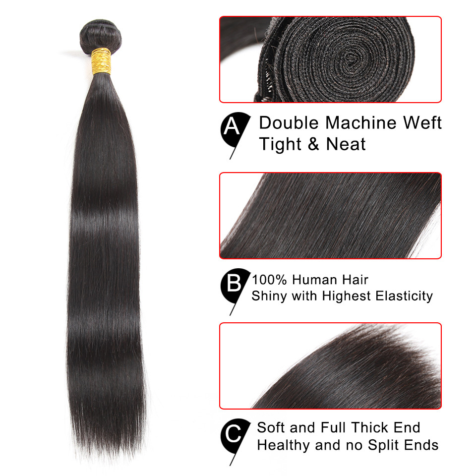 10A Mink Silky Straight 100 Unprocessed Brazilian Virgin Remy Human Hair Bundle