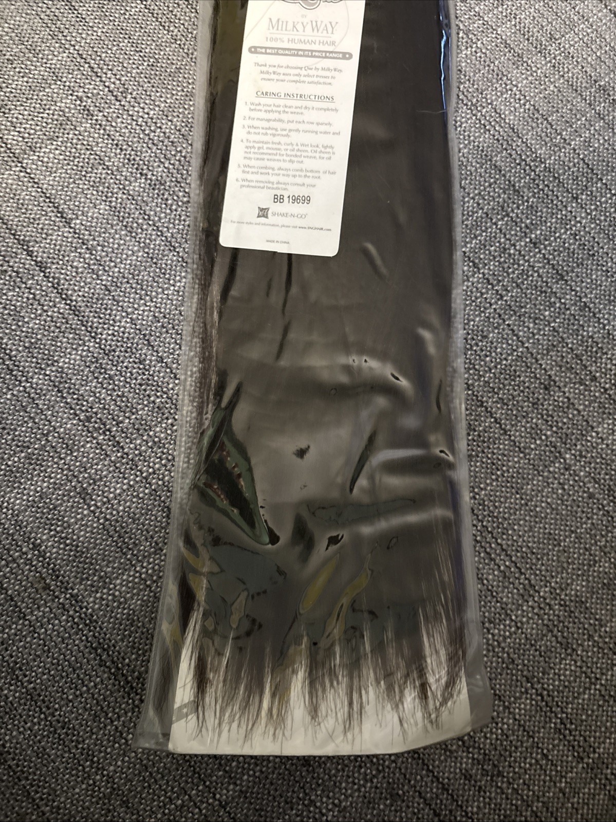 Que By Milky Way Yaki Weave 14” 100% Human Hair -Color 4