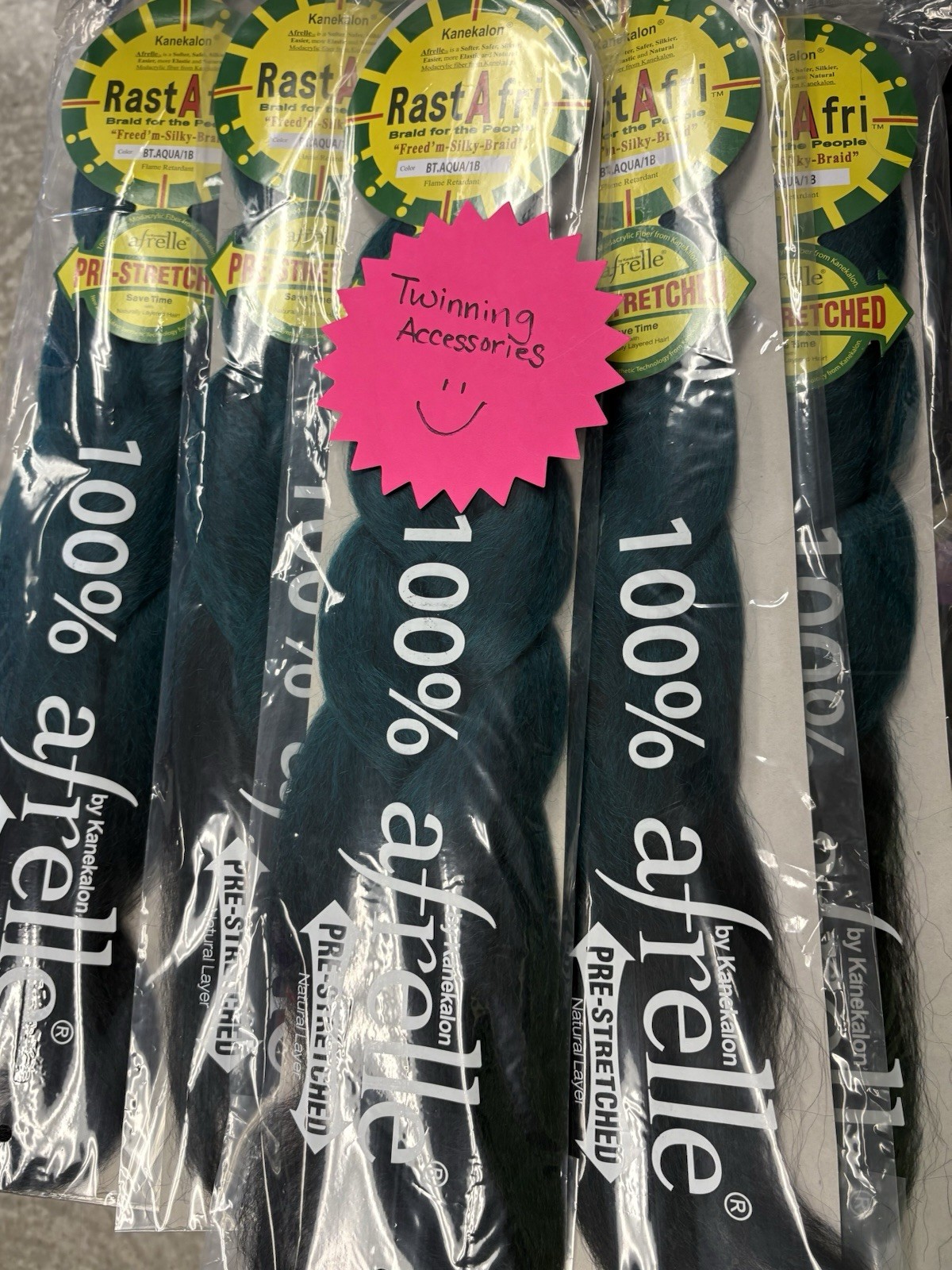 5 Packs RastAfri “Freed’m-Silky-Braid” 100% Afrelle Pre-Stretched by Kanekalon