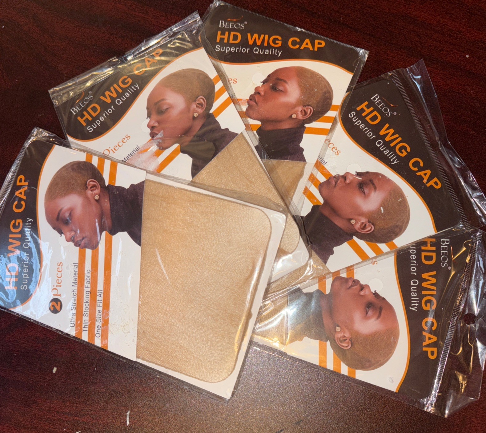 LOT – 5 BEEOS HD Wig Cap Packages (10 Caps) Superior Quality Ultra Stretch Thin