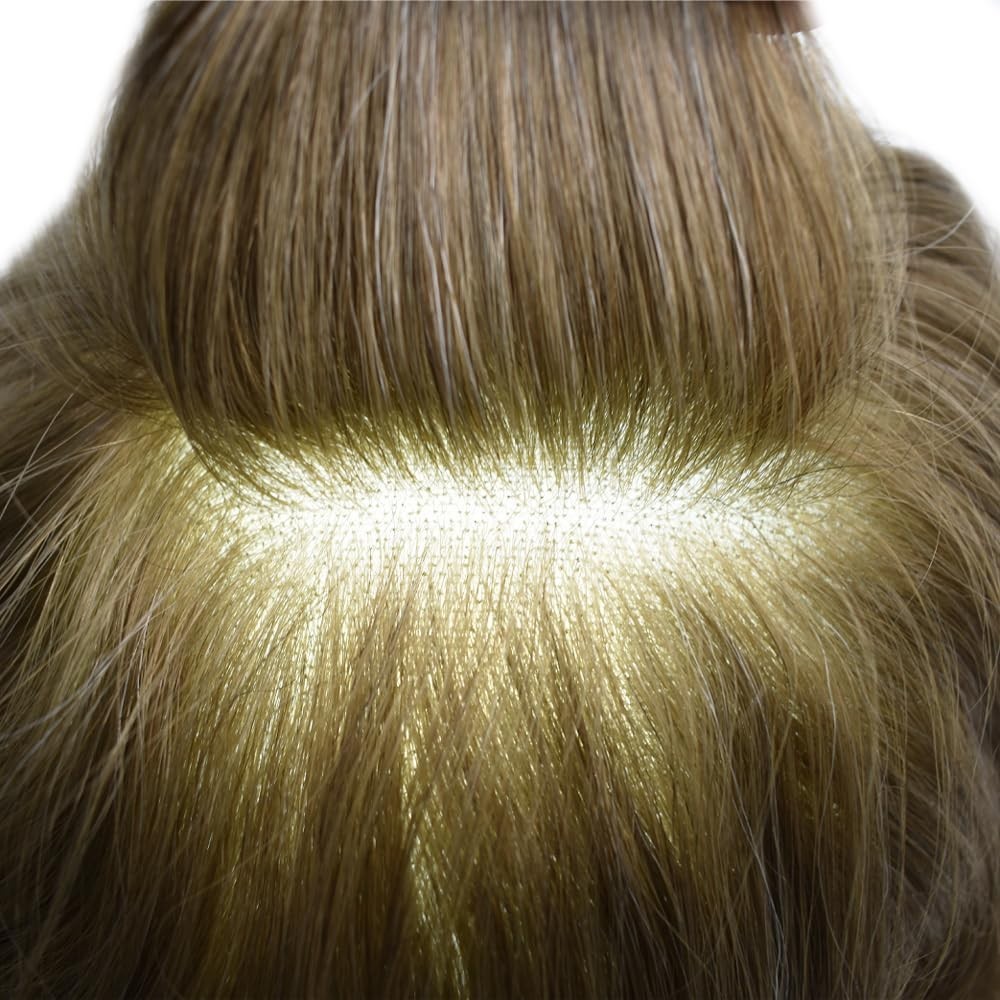 Swiss Lace Men Toupee HairpieceFull French Lace Hair Replacement System For Man