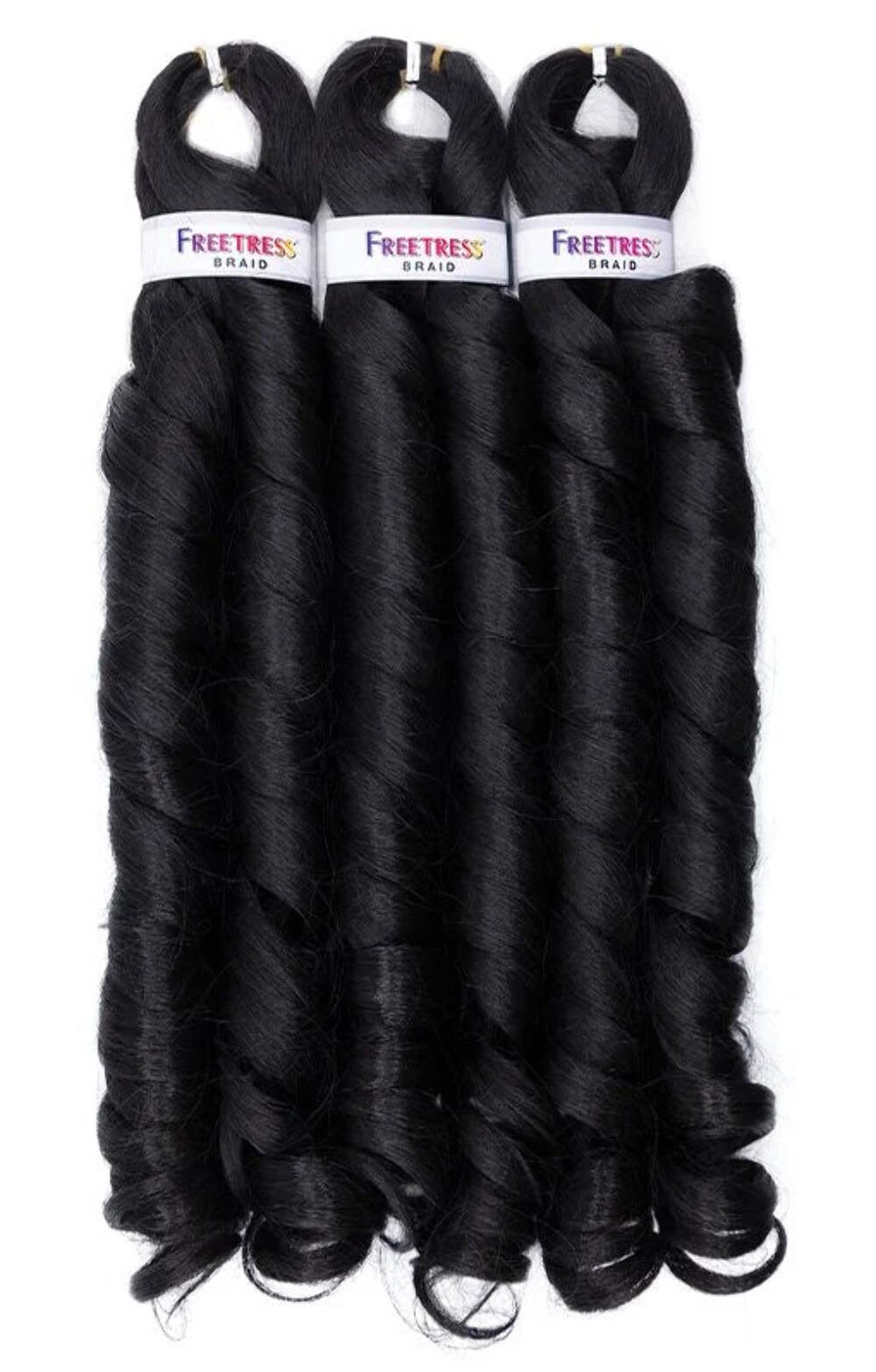 SHAKE-N-GO – FREETRESS 3X FRENCH CURL BRAID 22″ (Volume Discount)