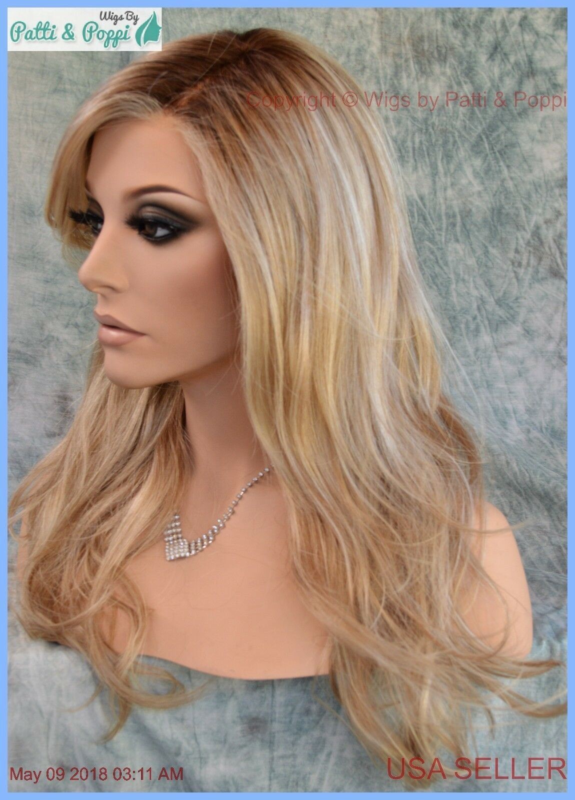 Miles of Style Lace Front Heat Friendly Monopart Wig Raquel Welch SS1488 ROOTED