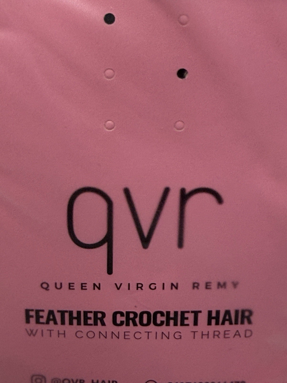 QVR Feather Crochet Hair 100% Human Hair Remy Twist Natural 14in Reusable