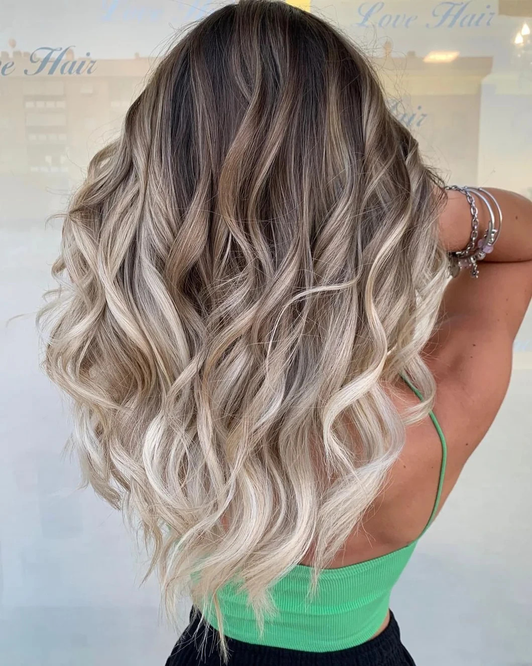 Balayage Brown Mix Ash Brown Roots 13×4 Lace Front 100% Human Hair Wigs 20″