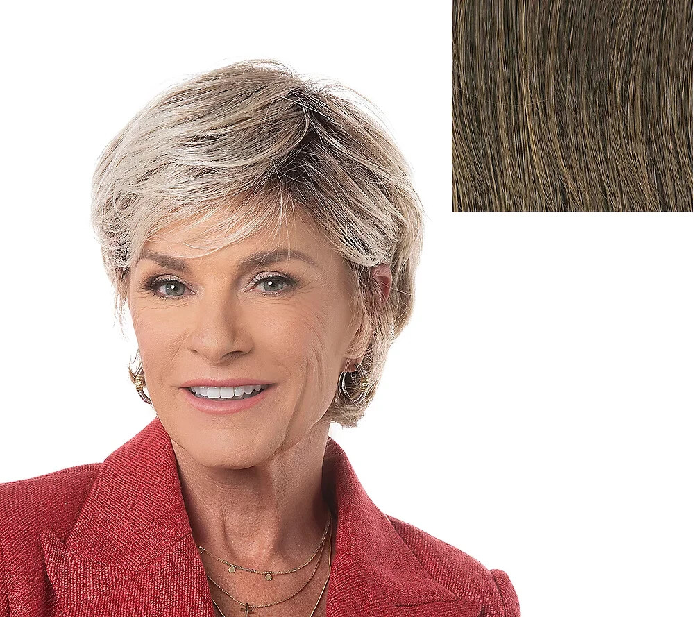 Toni Brattin Casual Look Mid-Length Shag Wig-Light Brown/ Regular Size a673919