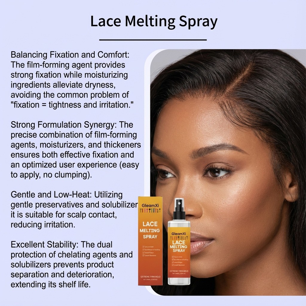Lace Melting Spray, Extra Hold Melting Spray For Lace Wigs, Lace Bond Adhesive S