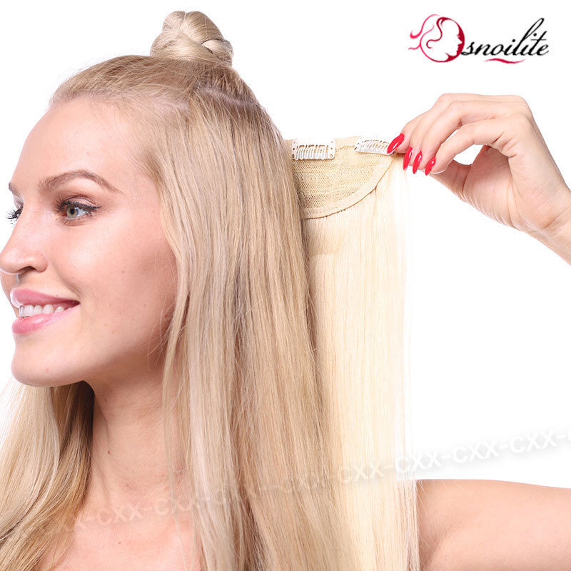 CLEARANCE One Piece Clip in 100% Real Human Hair Extensions Remy Highlight 24in