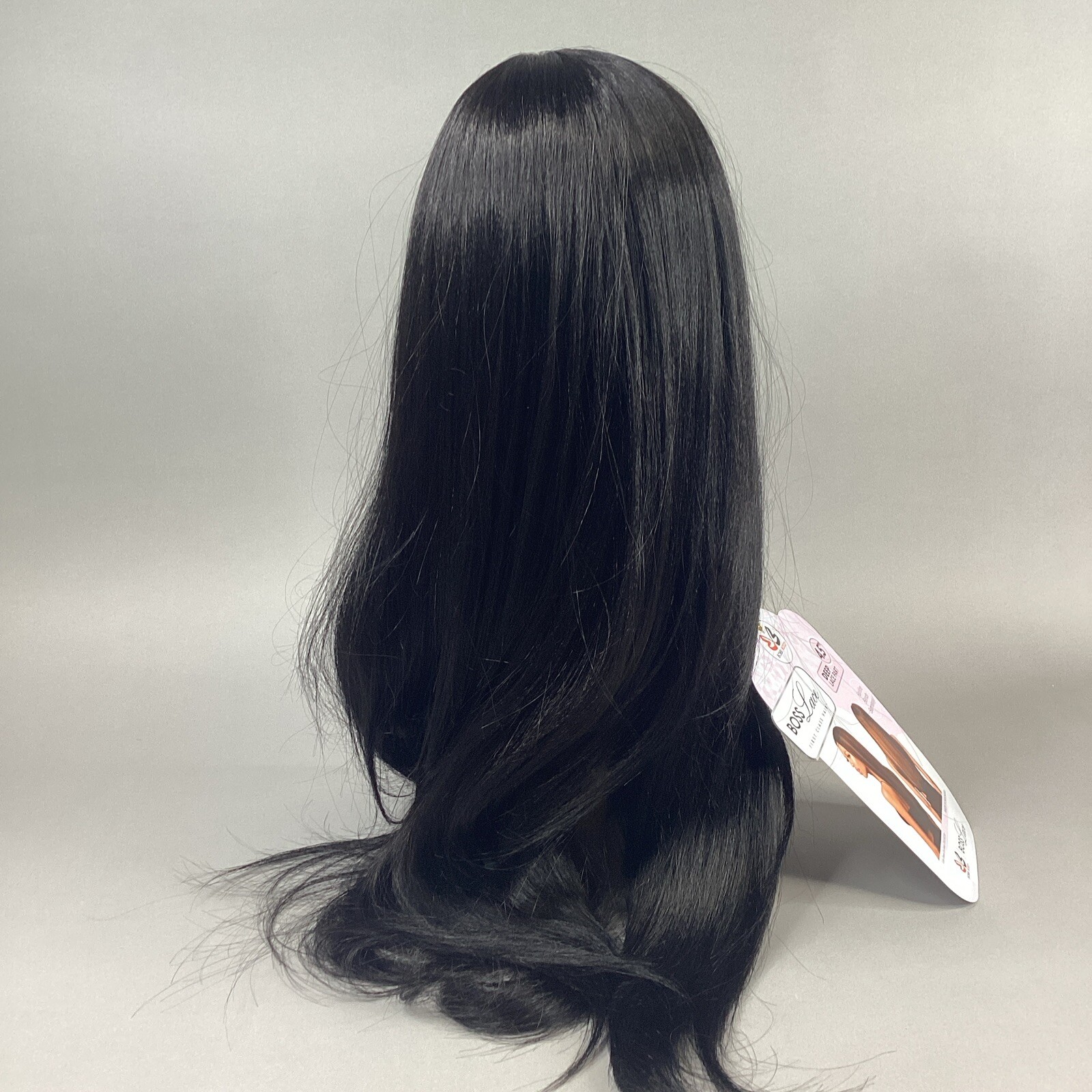 MLF560 Suzie #1B Off Black Long Straight Premium Synthetic Lace Front Wig