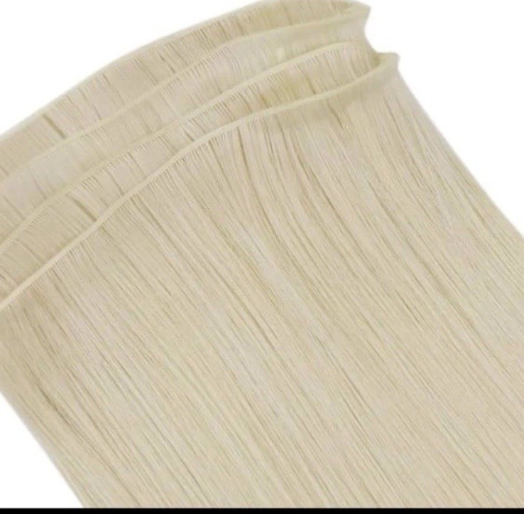 Bellami Infinity Hair Extension Weft Platnium Blonde 22 Inch – 2 Boxes