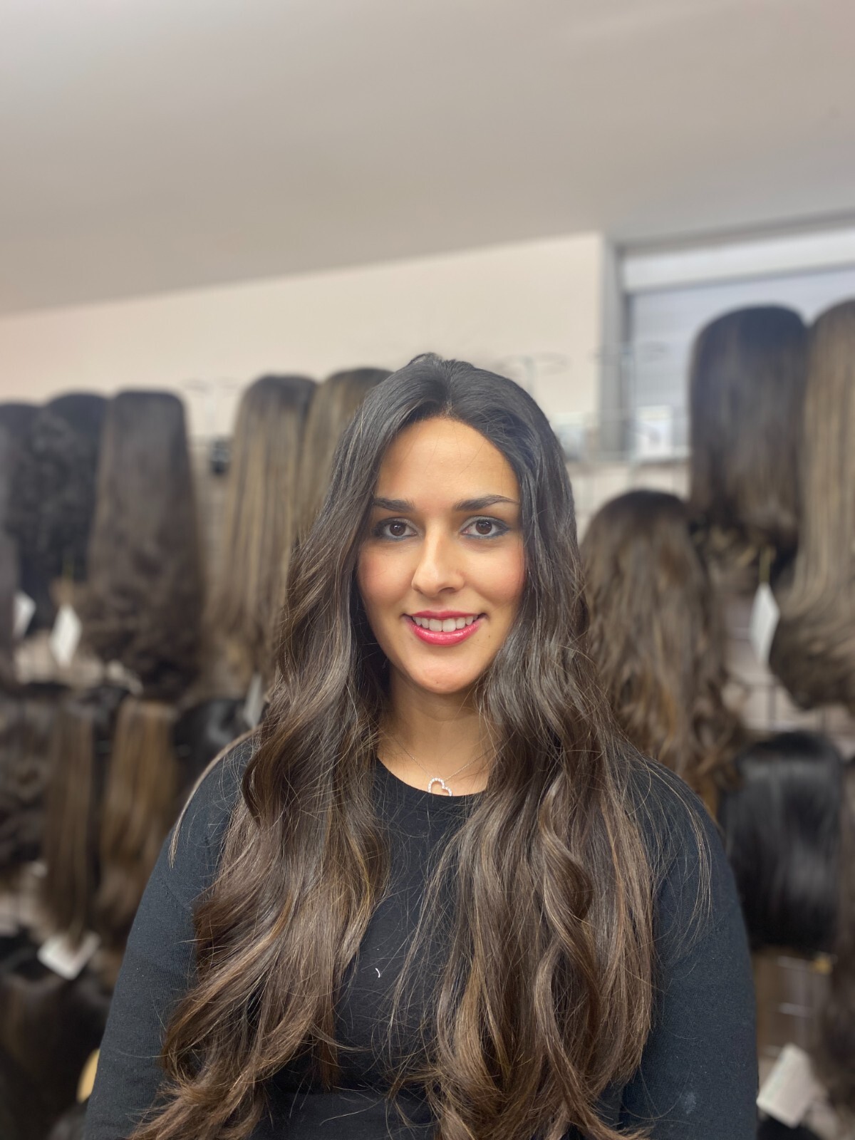Malky European Multidirectional 22in No Layers Lace Top Brown with Highlights