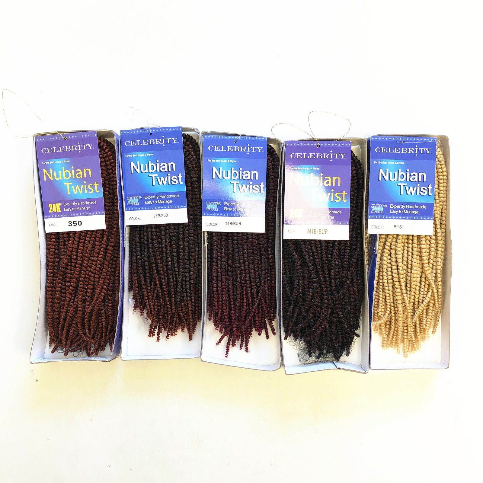 24K Nubian Twist 15” Handmade 4 oz. Approx. 35 Locks