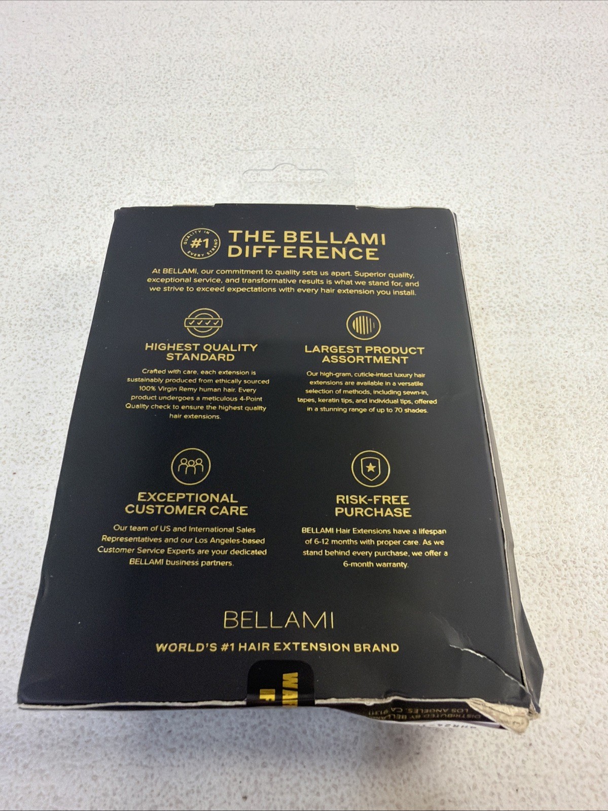 BELLAMI INFINITY WEFT Color HOT TOFFEE BLONDE #6/18 Highlights 16in -60g