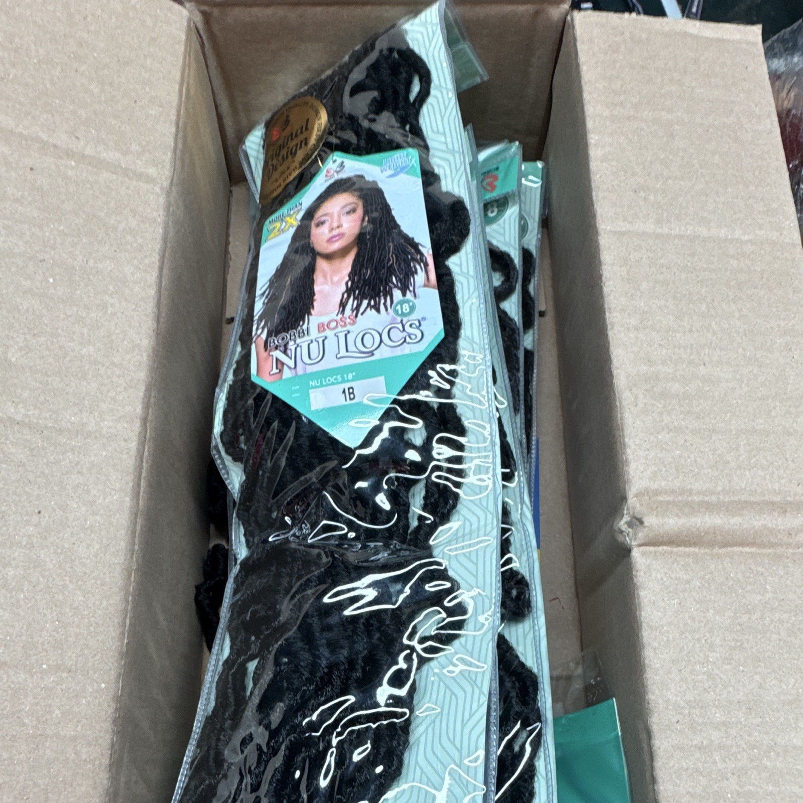 Bobbi Boss NU LOCS 18in Crochet Dreadlocks Hair Extensions Synthetic Dark Brown