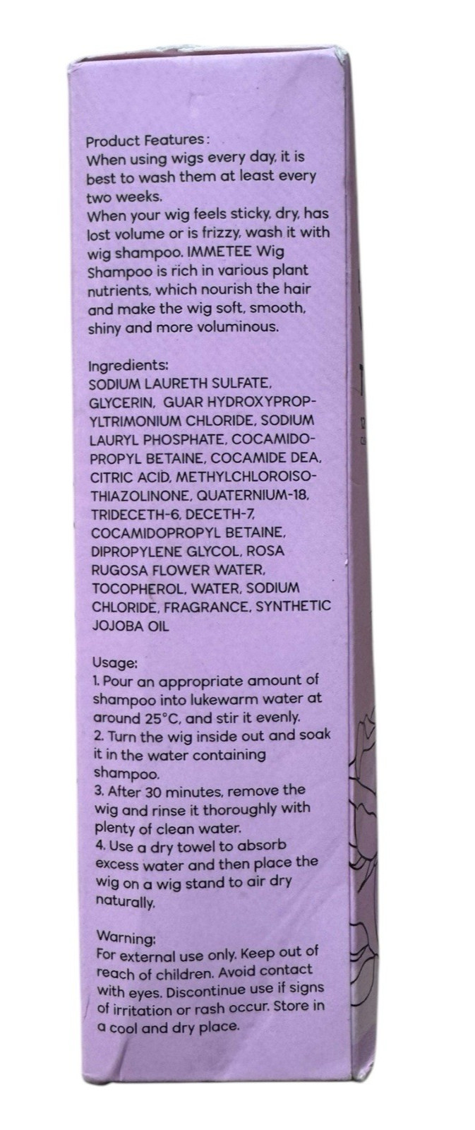 Human Hair Two in One Wig Shampoo – 4.05 oz – Ex: 6/27