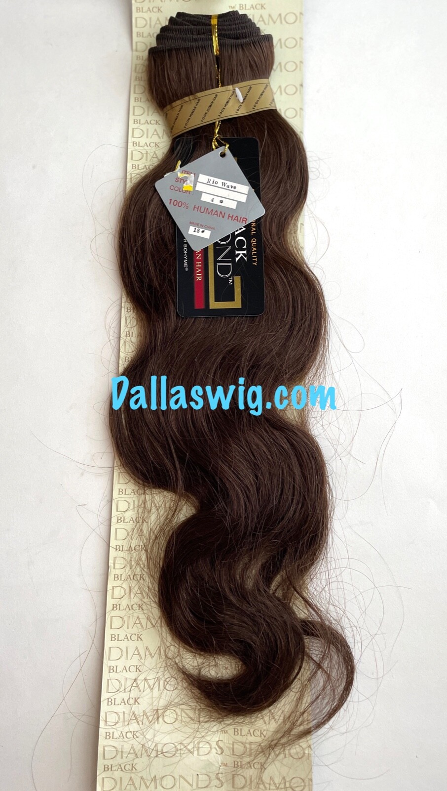 CLOSEOUT Black Diamond 100% Human Rio Wave 18″ Weaving Hair ONE Bundle Pack