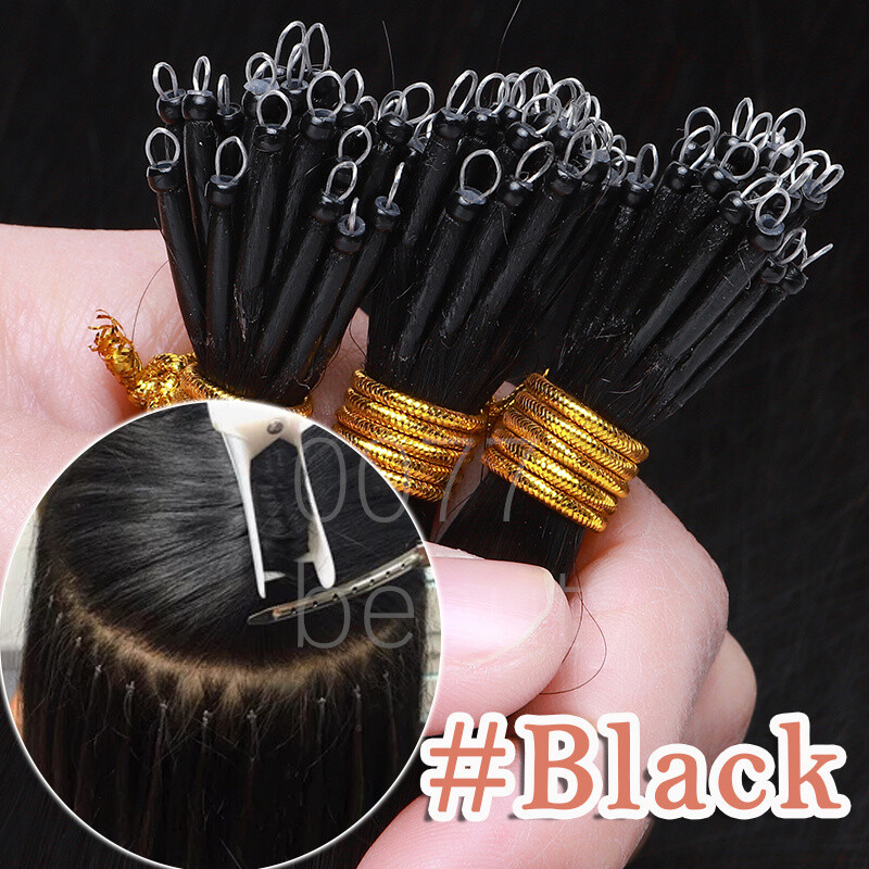 HIGHLIGHT Nano Beads Nano Ring Tip Human Hair Extensions 100% Real Remy Thick 1G