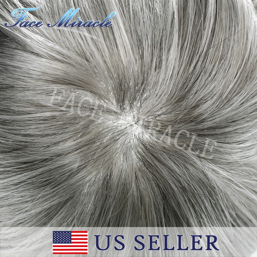 Men’s Hairpieces 0.1MM Thin Skin PU Toupee for Men Human Remy Hair Systems