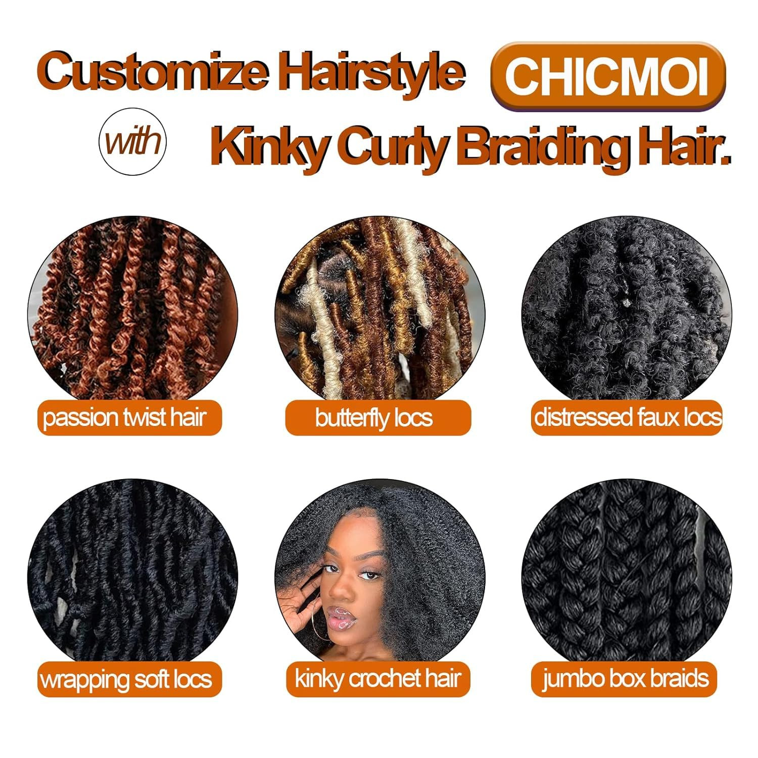 Springy Afro Twist Hair 1B/30/27 Ombre Marley Twist Braiding Hair 16 Inch Three