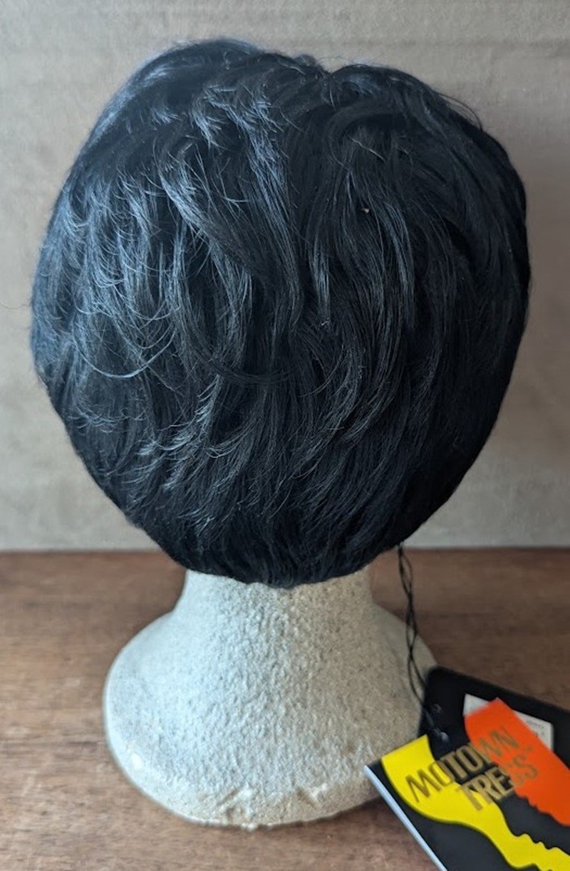 Motown Tress Wig, Style Chase, Color 1, Iron Safe to 400, Short, Adjustable, NWT