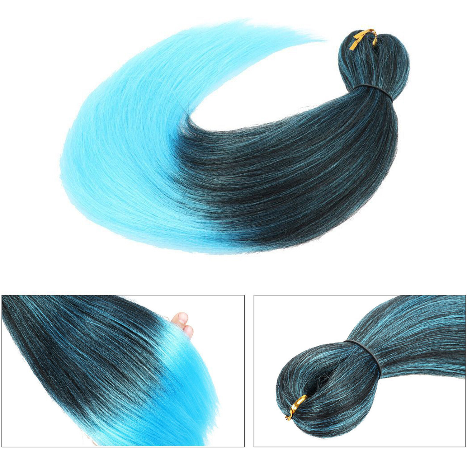 26″ Braiding Hair Pre Stretched Yaki Hair Extensions for Braids Easy to Braiding