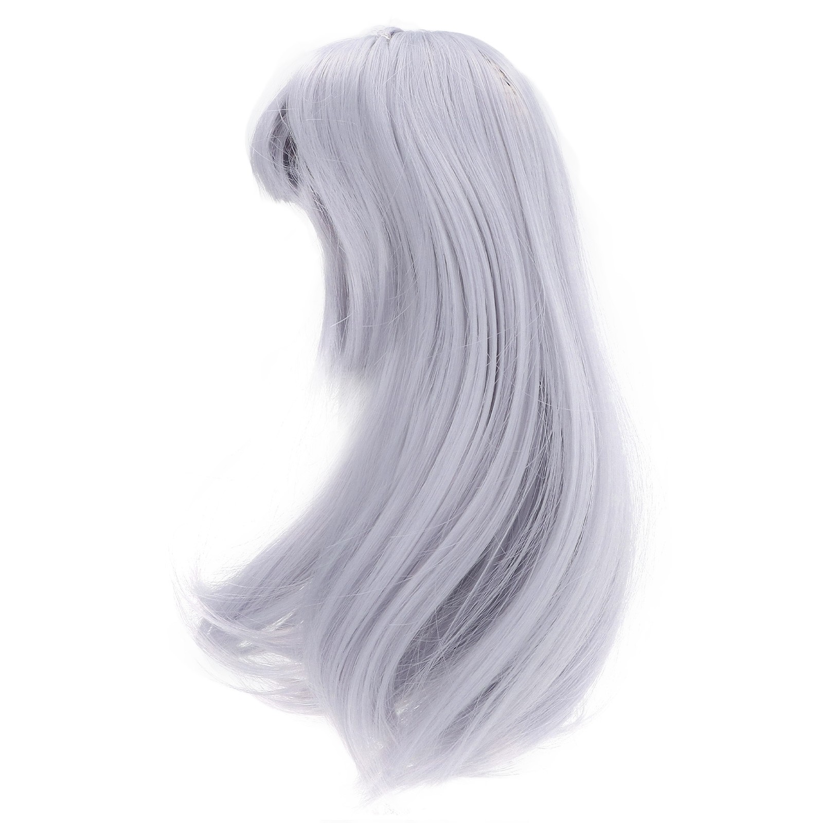 8in To 9in Doll Hair Wig High Temperature Fiber Mesh Long Curly Doll Hair