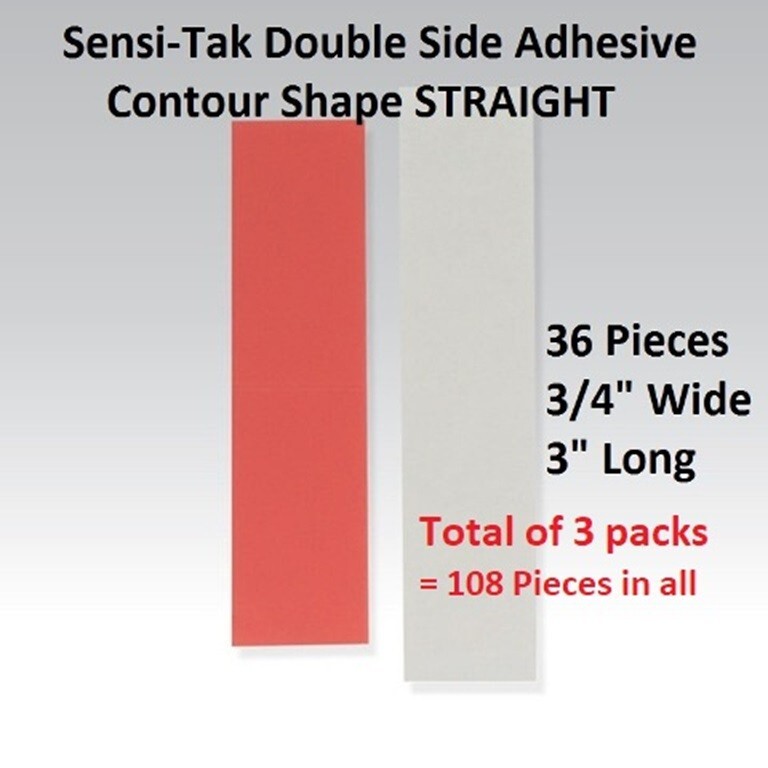 Sensi Tak Red Liner Tape by Walker Tape 3 pack 3/4″ Straight = 3 pack = 108 pcs