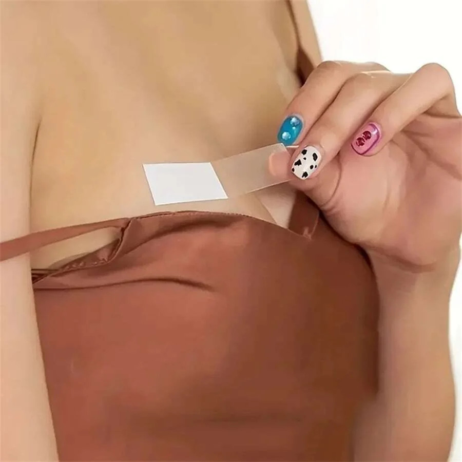 36 Pcs Womens Fashion Clear Double Sided Tape for Clothing and Body Transparent