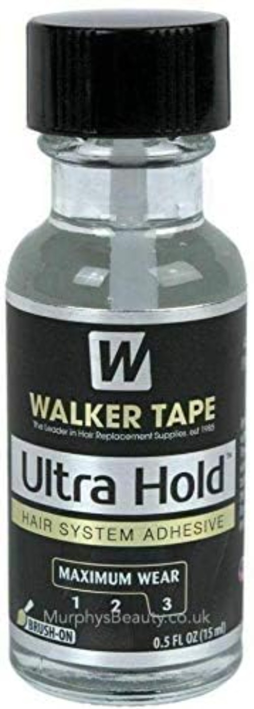 Waterproof Lace Wig Glue – .5Oz Soft Bond Adhesive with Brush Applicator