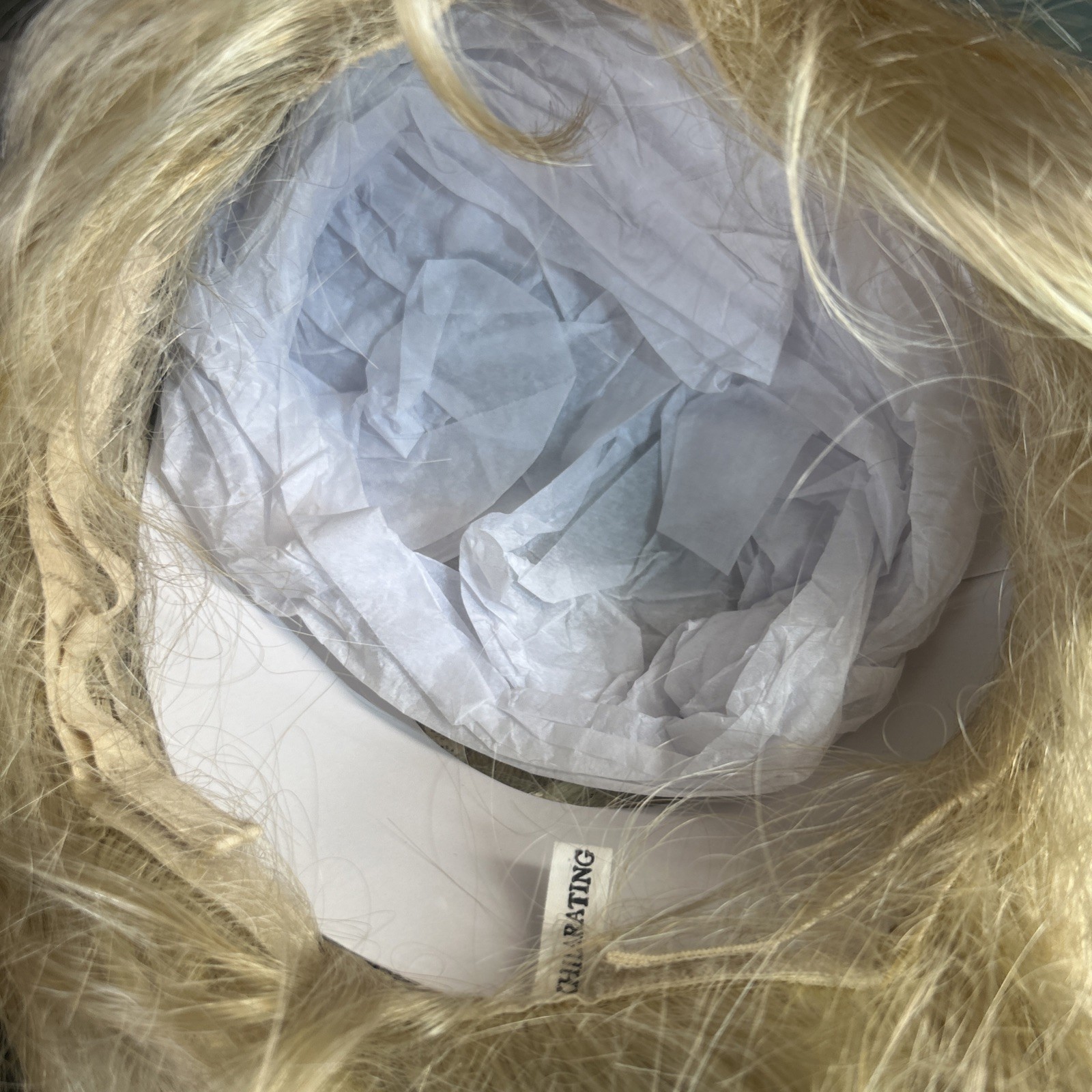 Statements Exhilarating Wig 26-613AT Blonde Bangs Average Sz TWC As Is Read