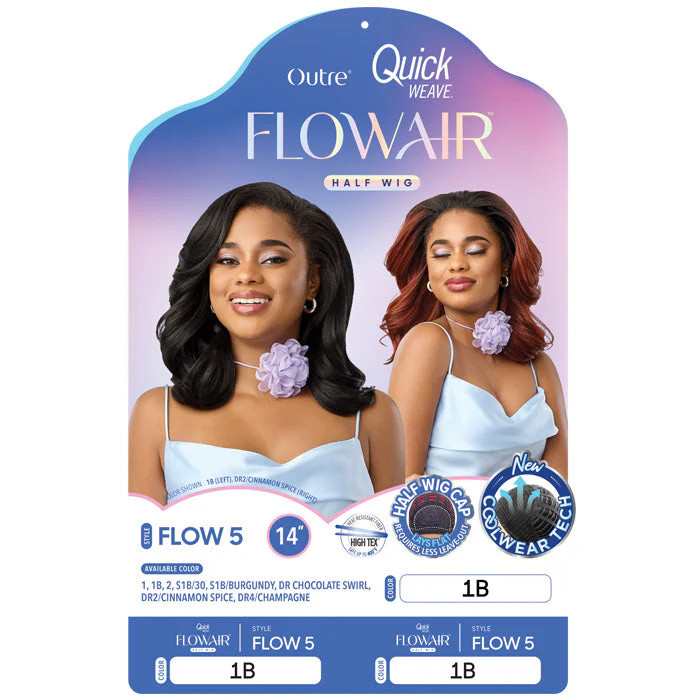 Outre Quick Weave Flowair Half Wig – FLOW 5