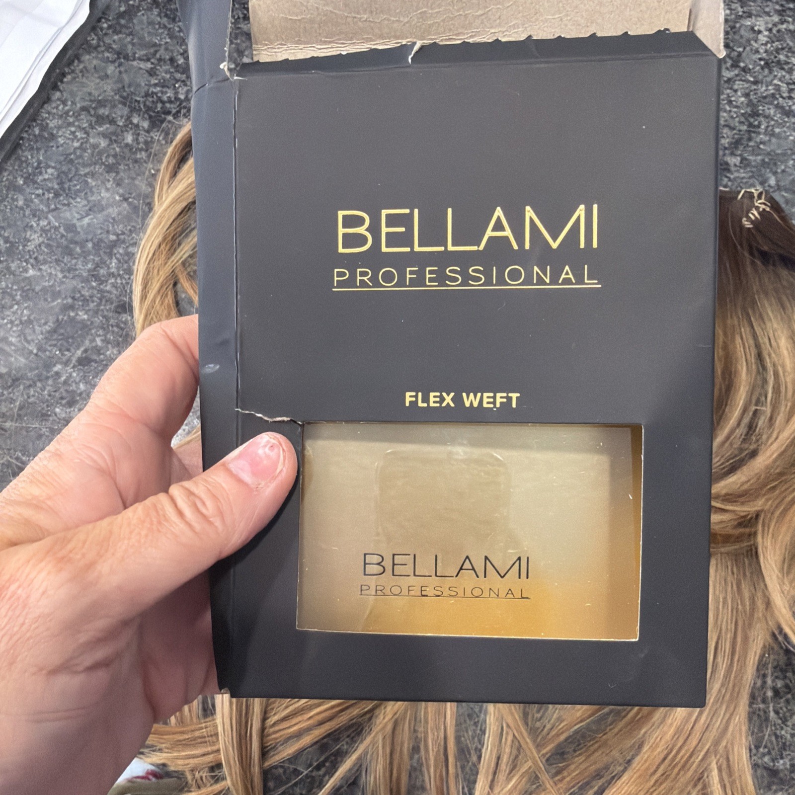 Bellami Straight Flex Weft Extension 20” Chocolate Rebel 145g NEW Human Hair