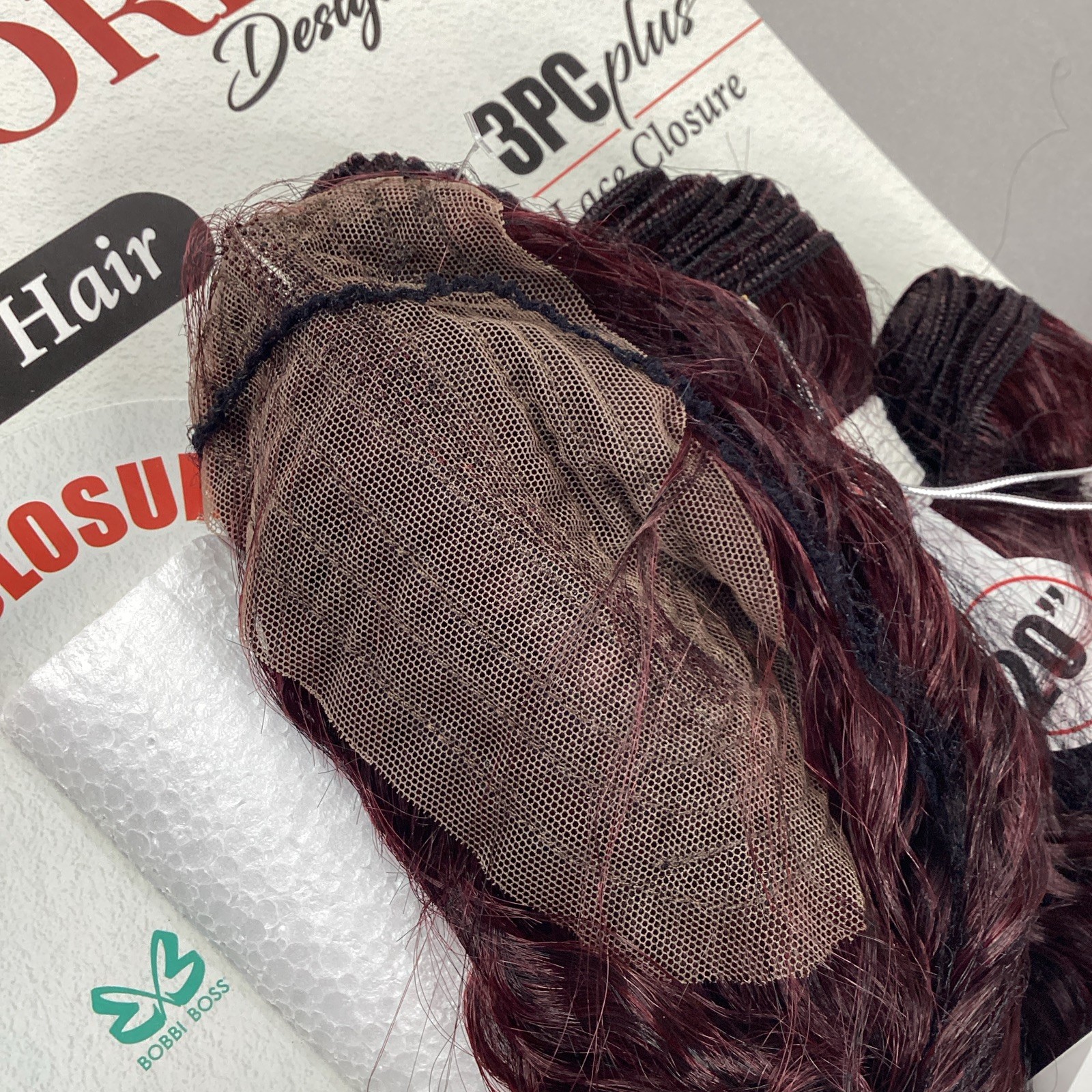 Brazilian Wave #TT1B/Burgundy Black 18” 22” All-in-One Synthetic Hair Extensions