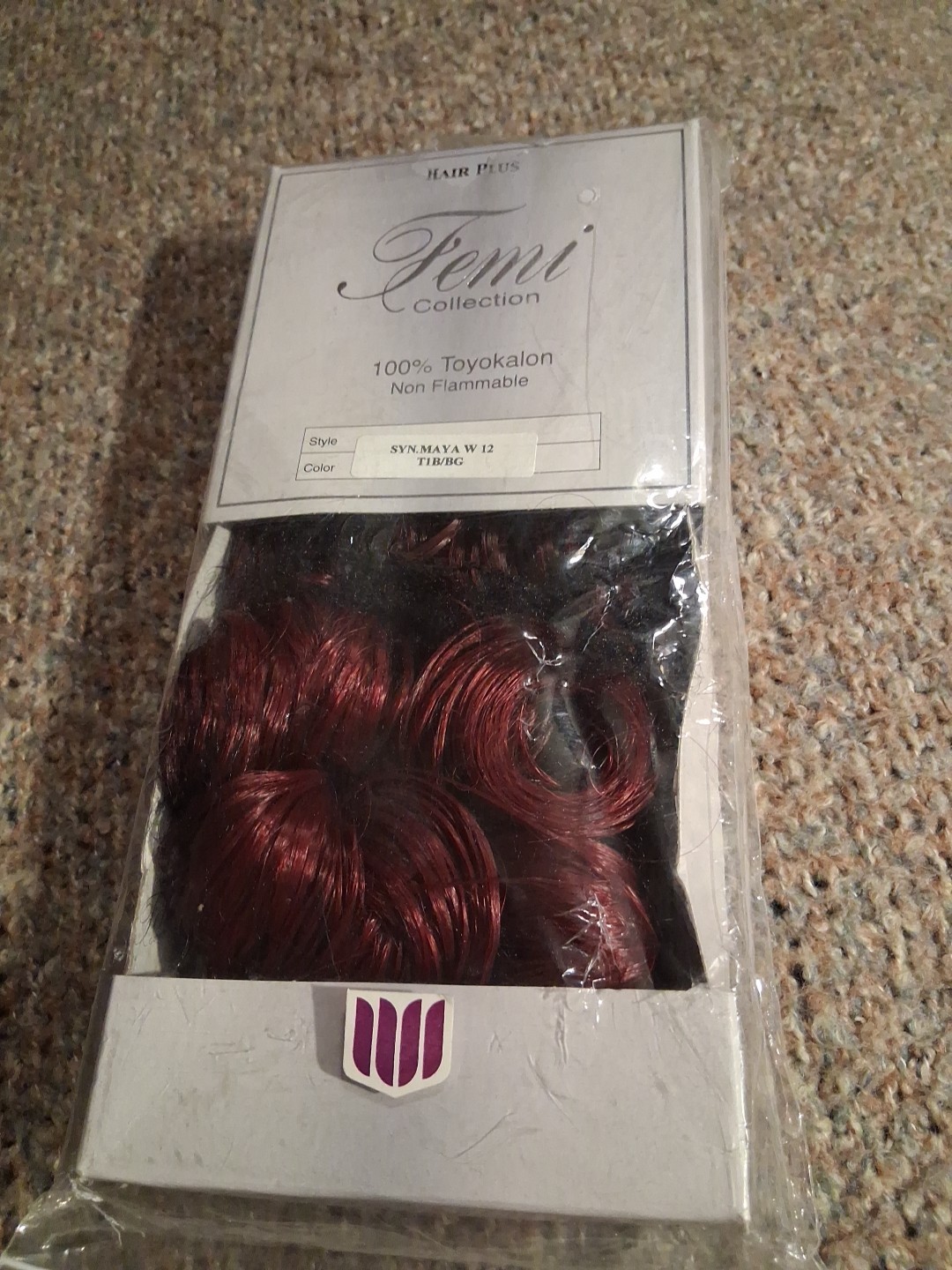 Femi Collection Hair Plus 100 % Toyokalon New Syn Maya W 12in Color Tib/bg