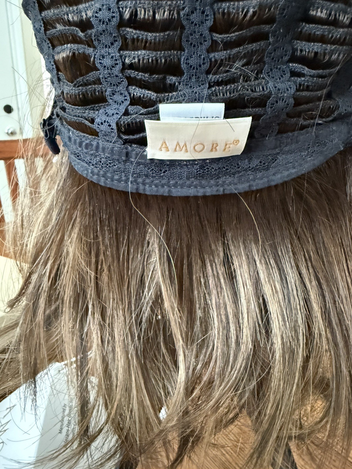 Braylen Wig by Amore, Kandy Brown LR, Wavy Average Lace Front Wig
