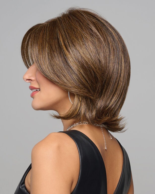 TAKE A BOW WIG-RaquelW.-RLSS1022-IcedCappuccino-AllHandKnotted-LaceFt+Part HF