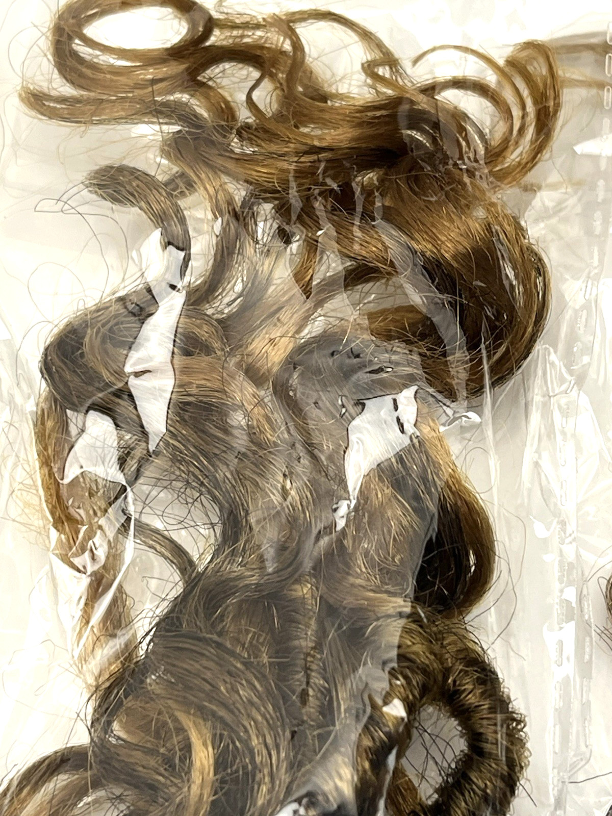 4-pk Faux Extensions Bohemian Curly Style Long 29″ Mixed Brown/Caramel Crochet