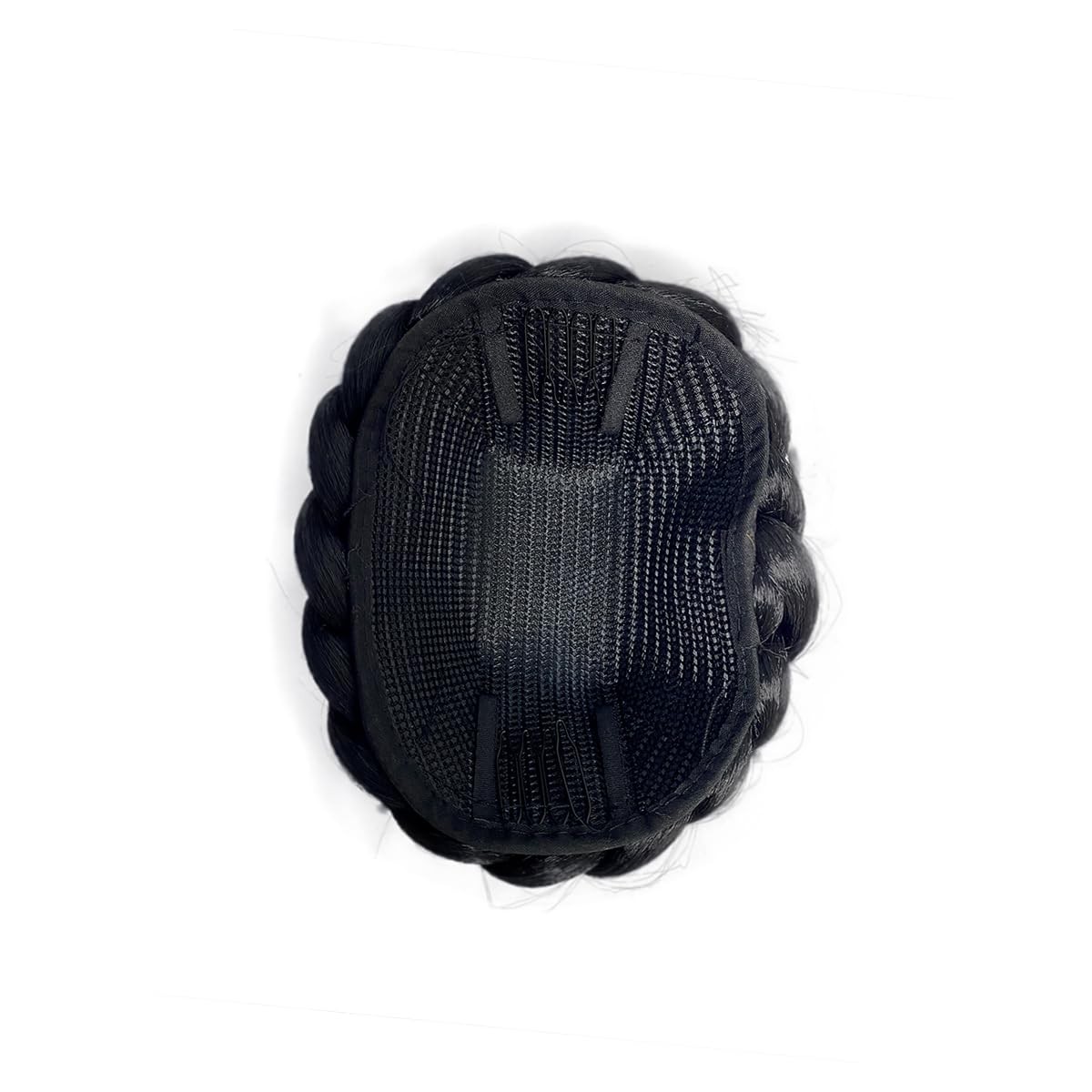 Large Size Braided Hair Bun Clip-in Hairpiece Twisted Bun Clip-on Messy Bun H…