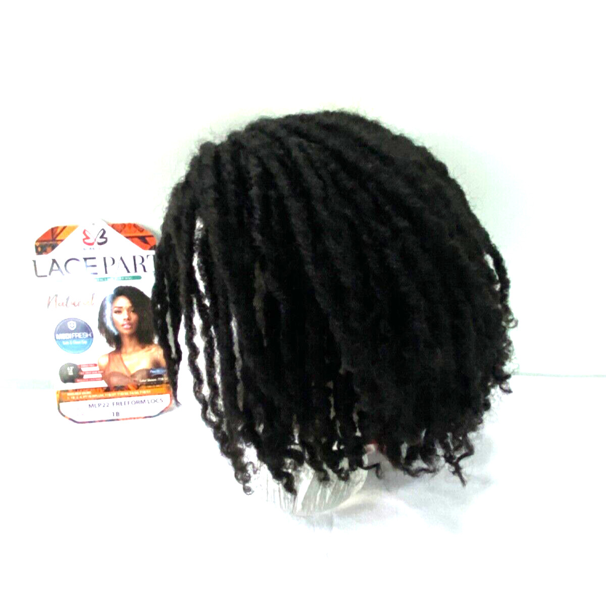BOBBI BOSS 1B Natural Wig Medi fresh Cap 4.5in Lace Part -MLP22 FREEFORM LOCS